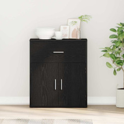 Buffet carvalho preto 60 x 31 x 70 cm derivados de madeira