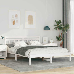 Estrutura da cama branco 150 x 200 cm