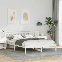 Estrutura da cama branco 120 x 200 cm