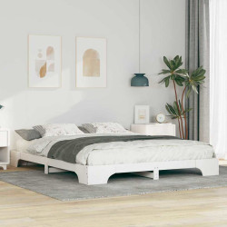 Estrutura da cama branco 160 x 220 cm
