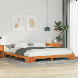 Estrutura da cama castanho 180 x 220 cm