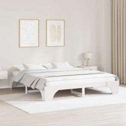 Estrutura da cama branco 200 x 200 cm