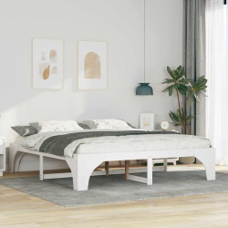 Estrutura da cama branco 200 x 200 cm