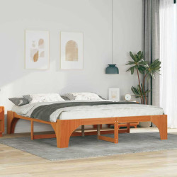 Estrutura da cama castanho 180 x 200 cm