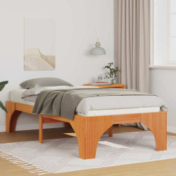 Estrutura da cama castanho 80 x 200 cm