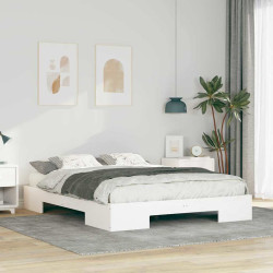 Estrutura da cama branco 150 x 200 cm