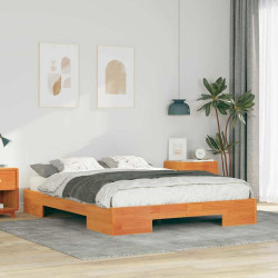 Estrutura da cama castanho 150 x 200 cm