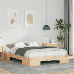 Estrutura da cama castanho 120 x 200 cm