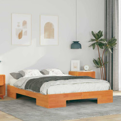Estrutura da cama castanho 120 x 190 cm