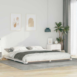 Estrutura da cama branco 200 x 210 cm
