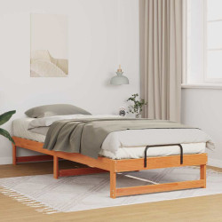 Estrutura da cama castanho 90 x 220 cm