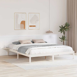 Estrutura da cama branco 200 x 200 cm