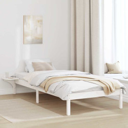 Estrutura da cama branco 100 x 200 cm