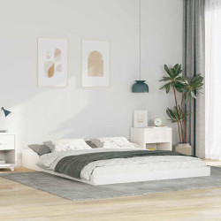 Estrutura da cama branco 160 x 220 cm