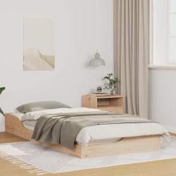 Estrutura da cama castanho 80 x 200 cm