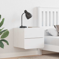 Mesa-de-cabeceira com gaveta branco 39 x 34 x 33 cm