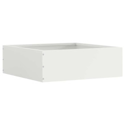 Acabamento para gramado branco 40 x 40 x 13 cm aço