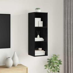 Conjunto de móvel de TV 37 x 37 x 107 cm carvalho preto