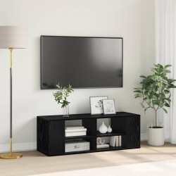 Conjunto de móvel de TV 102 x 35 x 35 cm carvalho preto