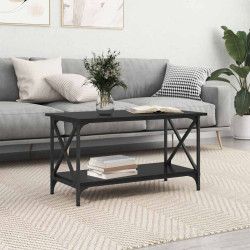 Mesa de centro carvalho preto 80 x 45 x 45.5 cm