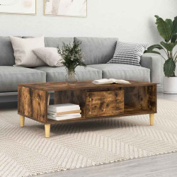 Mesa de centro carvalho defumado 102 x 55 x 35 cm