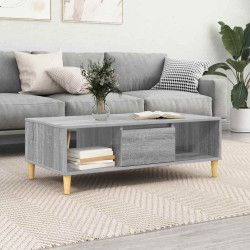 Mesa de centro cinza sonoma 102 x 55 x 35 cm
