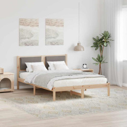 Estrutura da cama cinzento-acastanhado 160 x 200 cm