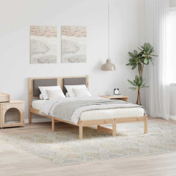 Estrutura da cama cinzento-acastanhado 120 x 190 cm