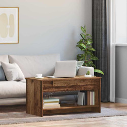 Mesa de centro madeira antiga 80 x 50,5 x 41,5 cm