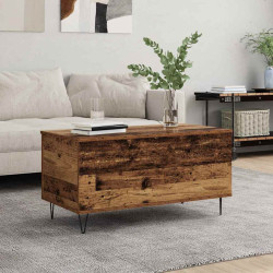 Mesa de centro madeira antiga 90 x 44.5 x 45 cm