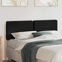 Cabeceira estofada com cabeceira marrom e preto 120 cm
