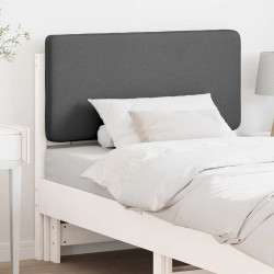 Cabeceira estofada com cabeceira branco e cinza claro 80 cm