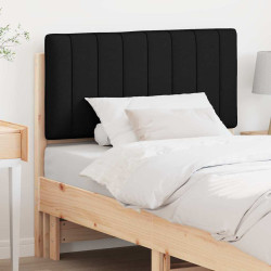 Cabeceira estofada com cabeceira marrom e preto 90 cm