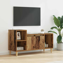 Gabinete para TV 100 x 35 x 55 cm madeira antiga