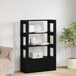 Buffet carvalho preto 30 x 80 x 119,5 cm derivados de madeira