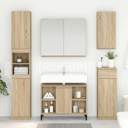 Armário de lava-louça com porta carvalho sonoma 80 x 33 x 60 cm