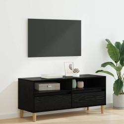 Gabinete para TV 100 x 34,5 x 44,5 cm carvalho preto