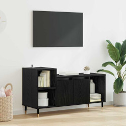 Gabinete para TV 100 x 35 x 55 cm carvalho preto
