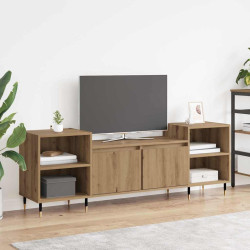 Gabinete para TV 160 x 35 x 55 cm carvalho artesanal