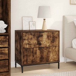 Mesa-de-cabeceira carvalho fumado 63.5 x 36 x 61 cm