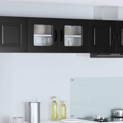 Painel de lava-louça kalmar preto 80 x 31 x 40 cm