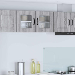 Painel de lava-louça kalmar cinza sonoma 80 x 31 x 40 cm