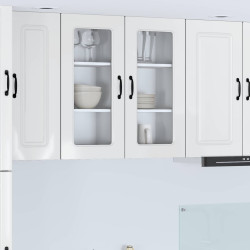 Painel de lava-louça kalmar 2 unid. branco brilhante