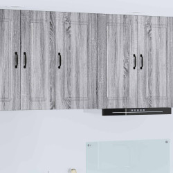 Painel de lava-louça kalmar cinza sonoma 40 x 31 x 80 cm