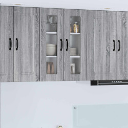 Painel de lava-louça kalmar cinza sonoma 60 x 31 x 80 cm