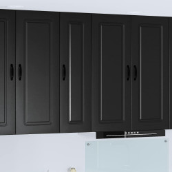Painel de lava-louça kalmar preto 30 x 31 x 100 cm