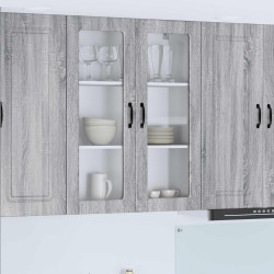 Painel de lava-louça kalmar cinza sonoma 80 x 31 x 100 cm