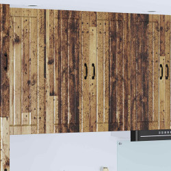 Armário de parede lucca madeira antiga 80 x 31 x 100 cm