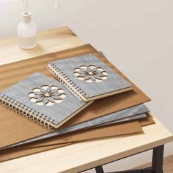 Painéis de decoração 12 unid. cinza sonoma 30 x 42 x 0.27 cm
