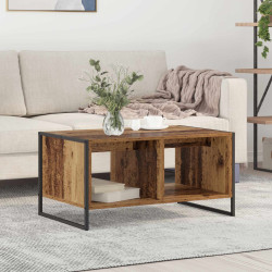 Mesa de centro madeira antiga 80 x 50 x 40 cm